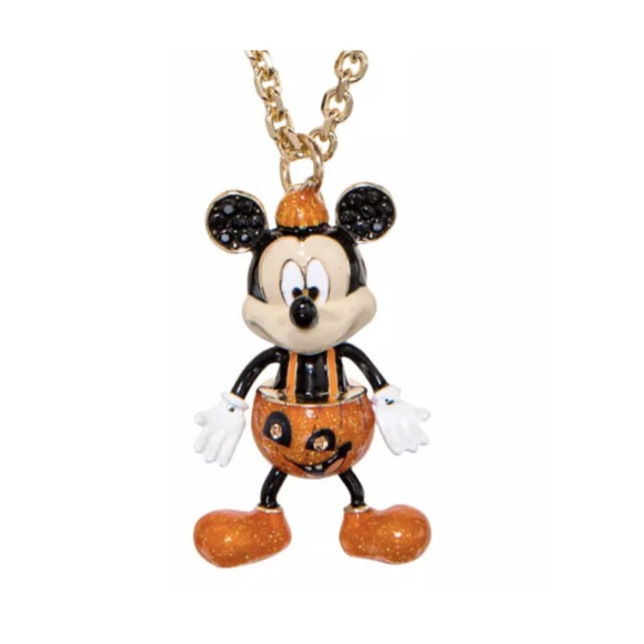 Betsey Johnson Jewelry - 2022 Disney Parks Betsey Johnson Halloween Pumpkin Mickey Necklace - NEW